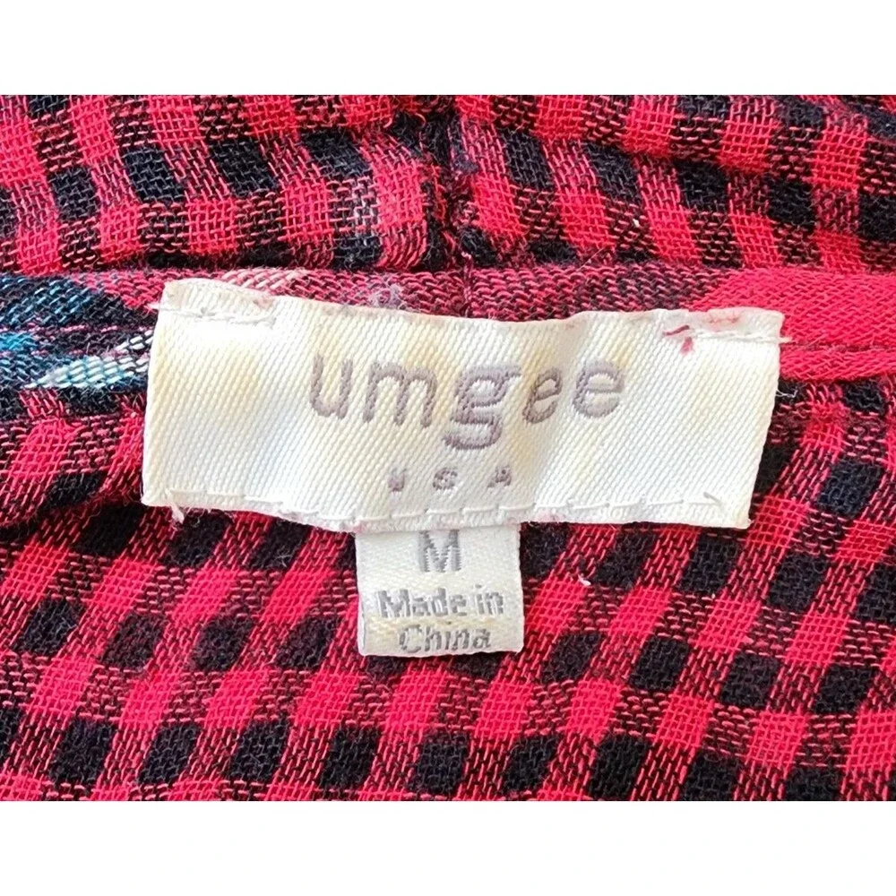 Umgee red plaid